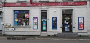 Facade du cafe du centre à aubigny en artois
