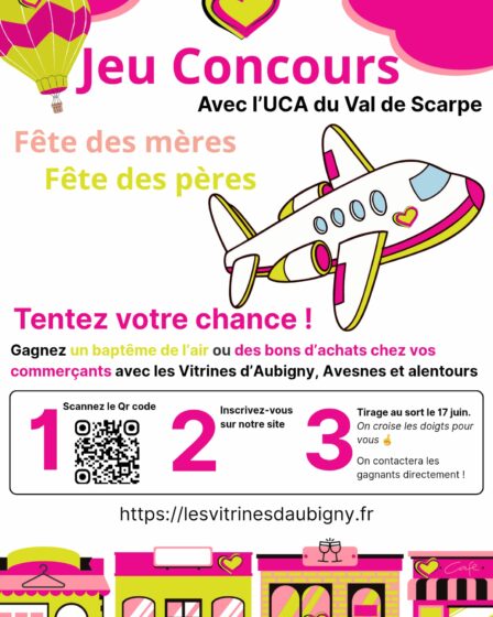 Jeux Concours Fête des père Fête des Mère Aubigny