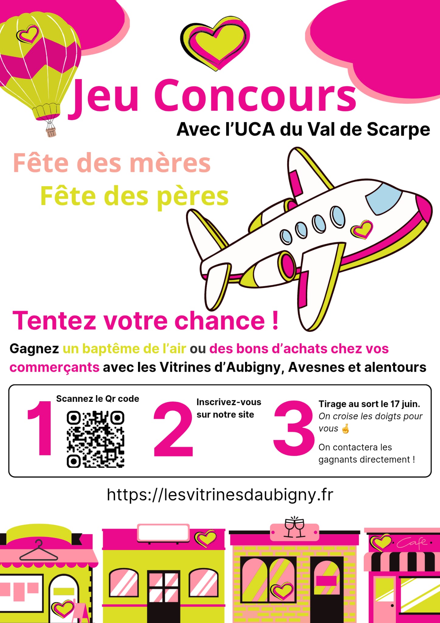 Jeux Concours Fête des père Fête des Mère Aubigny