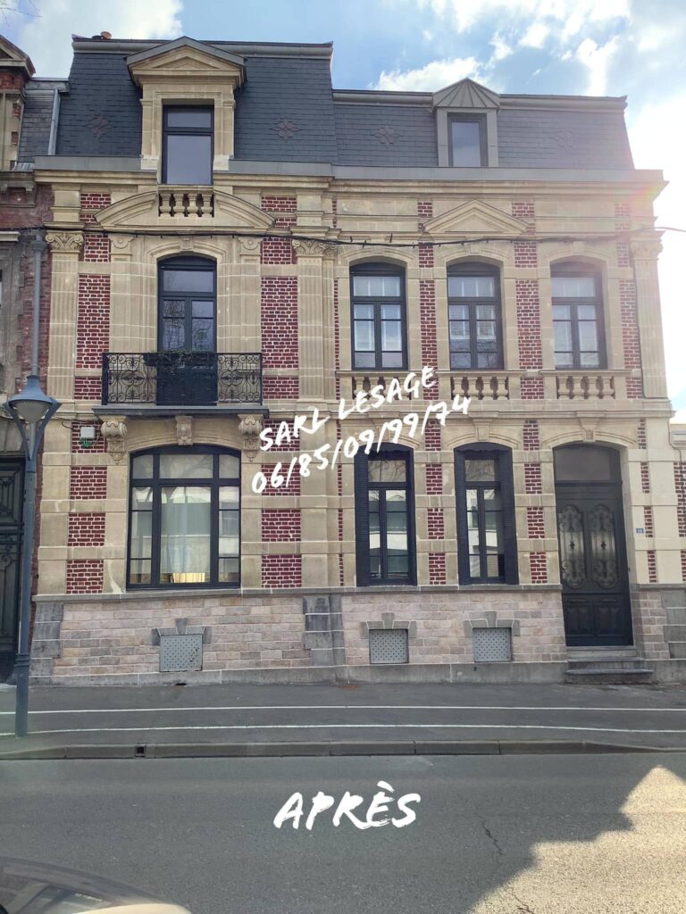 Bâtiment rénové suite à un chantier de l'entreprise Lesage SARL